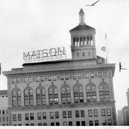[Sign on top of the Matson Building, 215 Market Street]