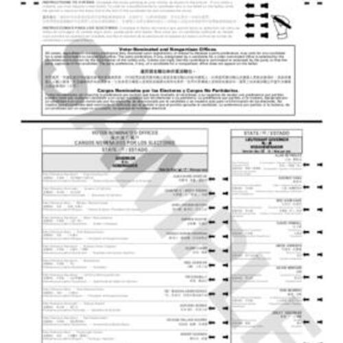 2014-06-03, San Francisco Election Ballots