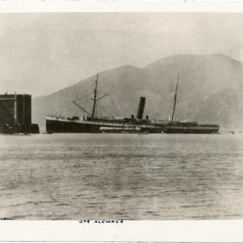 [S. S. Alameda at Fort Point]