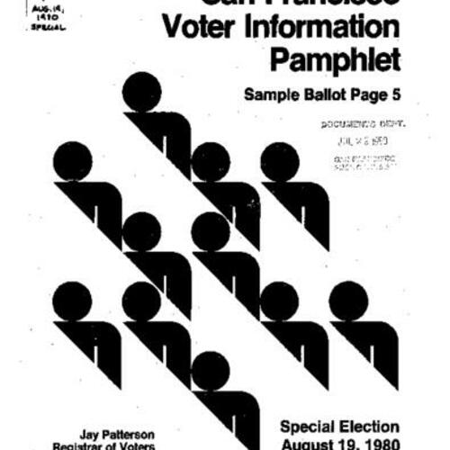 1980-08-19, San Francisco Voter Information Pamphlet