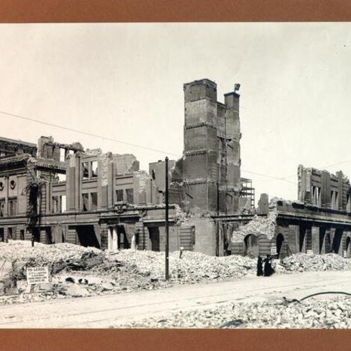 [Y.M.C.A. in decay after the earthquake and fire of 1906]