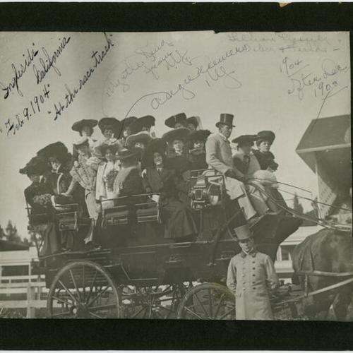 [At the race track, "Ingleside" California, Feb. 9. 1904]