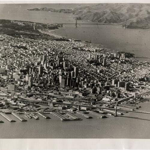 Aerial view of San Francisco
