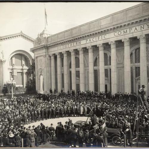 [Dedication of Southern Pacific Company building at the Panama-Pacific International Exposition]