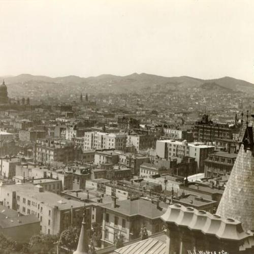 [View of San Francisco, looking southwest from Pine and Mason streets]