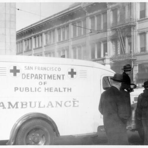 [Department of Public Health ambulance]