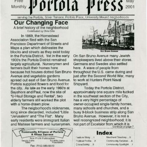 Portola Press May 2001