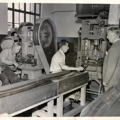 [Superintendent John B. Gillin overseeing work at the U. S. Mint in San Francisco]