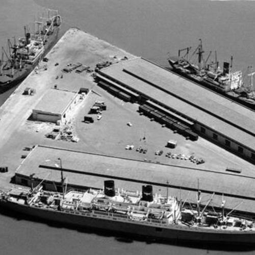 [Aerial view of Mission Rock Terminal]