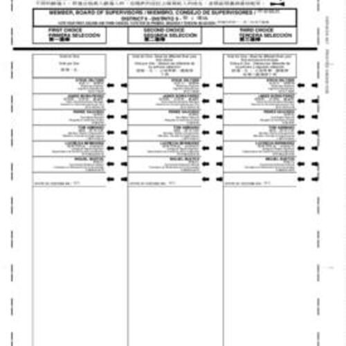 2004-11-02, San Francisco Election Ballots