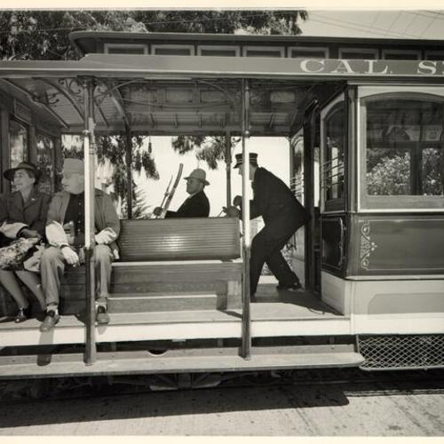 [California Street Cable R. R. Company cable car]