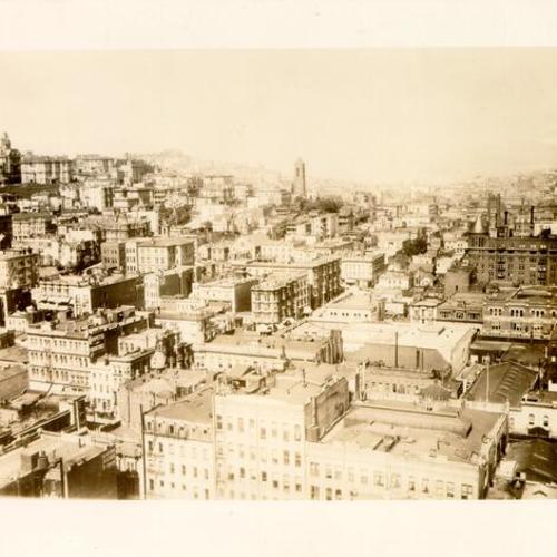 [View of San Francisco, taken from the vicinity of Geary Street and Grant Avenue]
