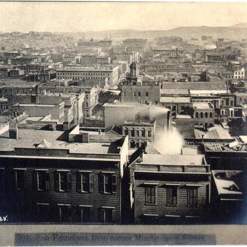 [View of San Francisco from Montgomery and Broadway streets]