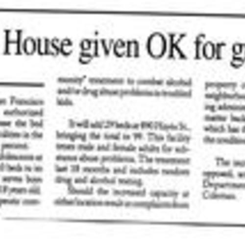 Walden House Given OK for Growth, Western Edition, December 1995