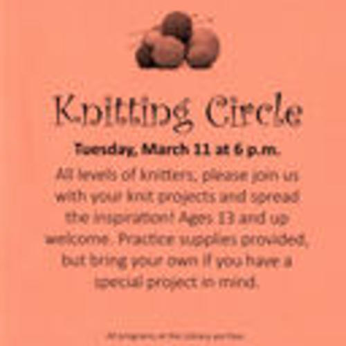 Knitting Circle flyer