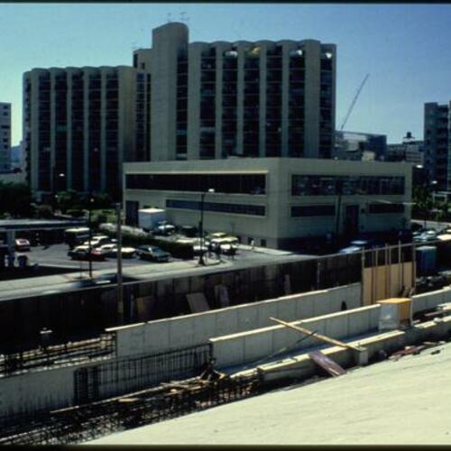 Moscone Convention Center under construction 