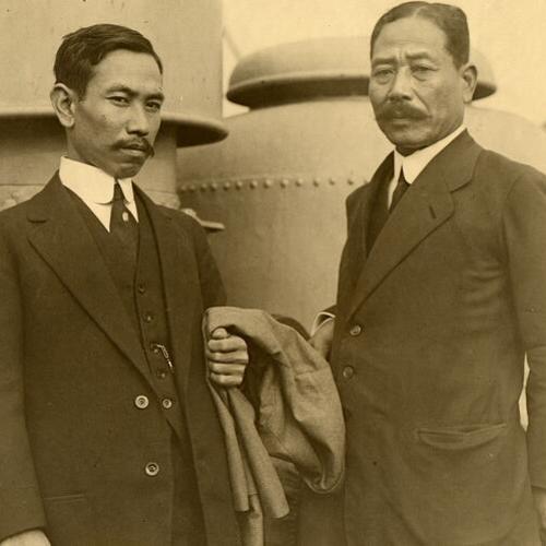 [Japanese commissioners, Mr. Kitamina and Mr. Izawa]
