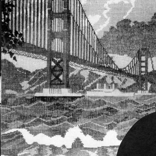 [Tapestry of Golden Gate Bridge made by Florence C. E. Thomson ]
