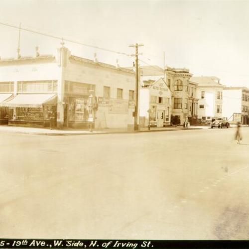 [West side of 19th Avenue, north of Irving Street]