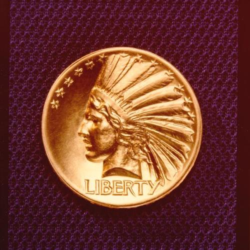 [Obverse of the 1907 Indian Head twenty dollar gold pattern piece]