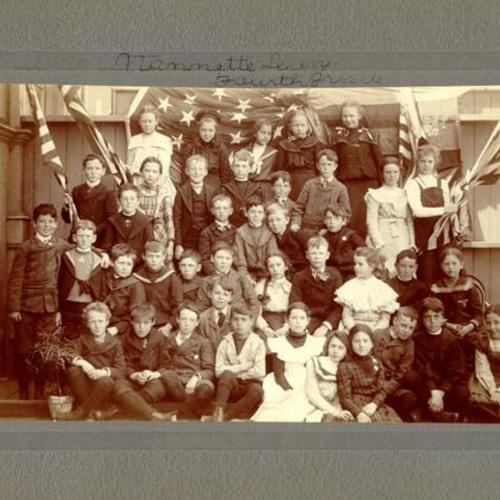 [Fourth grade class picture from Grant Elementary School]
