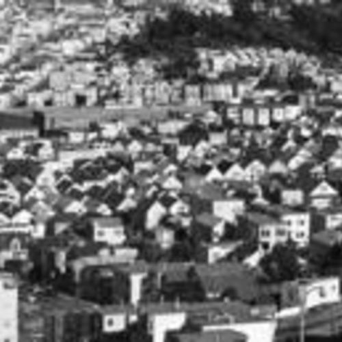 [View from Diamond Heights looking southeast]