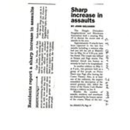 Sharp Increase in Assaults, SF Observer, June 1999