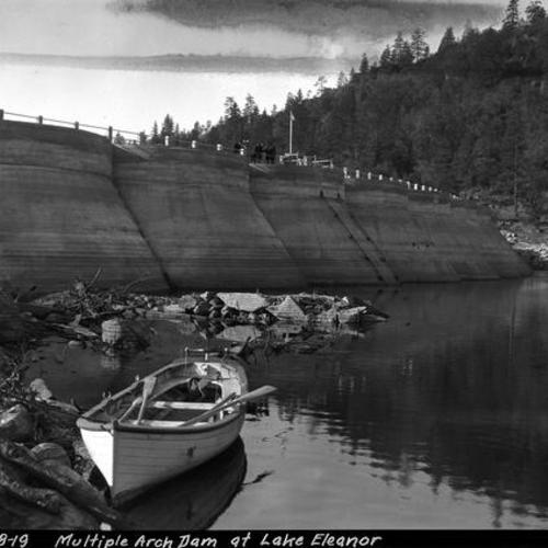 [Multiple Arch Dam at Lake Eleanor showing concrete arches]
