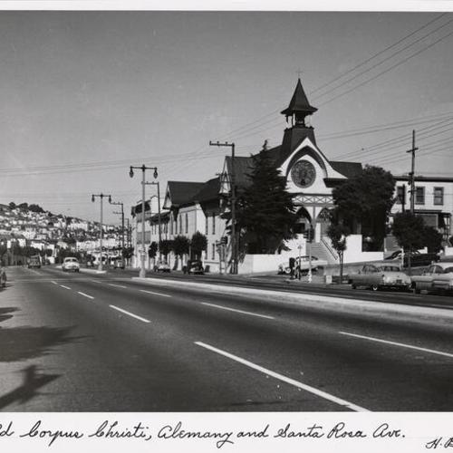 [Old Corpus Christi Church, Alemany and Santa Rosa Ave.]