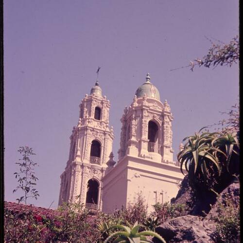 Mission Dolores Church towers