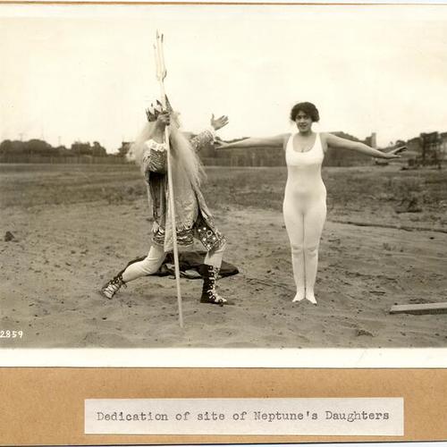 Dedication of site of Neptune's Daughters