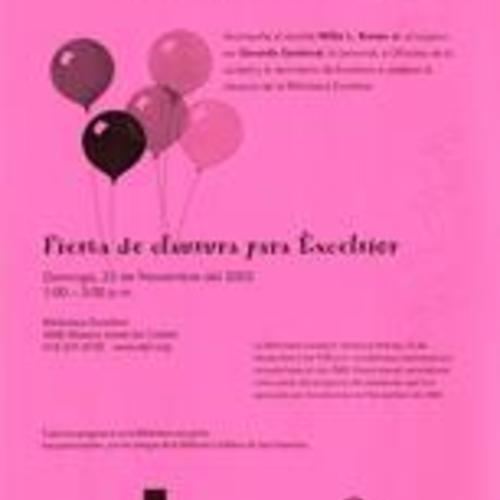 Fiesta de clausura para Excelsior flyer