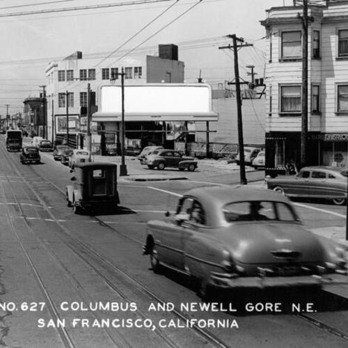 Columbus and Newell Gore, N. E. San Francisco, California