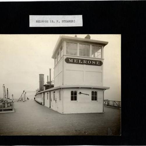 [Ferryboat Melrose, Melrose (S.P. Steamer)]