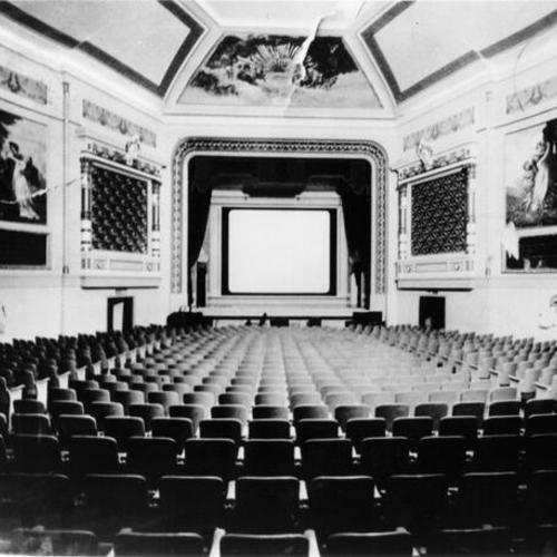 [Interior of Lyceum Theatre, Mission at 29th St.]