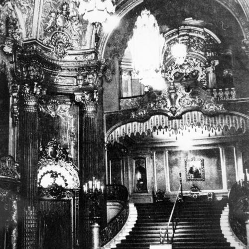 [Stairway inside the Fox theater]