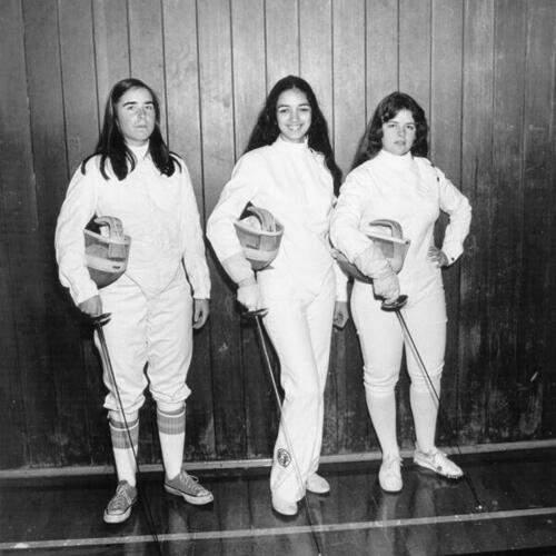 [Abraham Lincoln High School Girls' fencing champions]