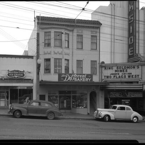 [925-933 Taraval Street, The Different Bakery, Parkside Theater, Meadow Gold Ice Cream]