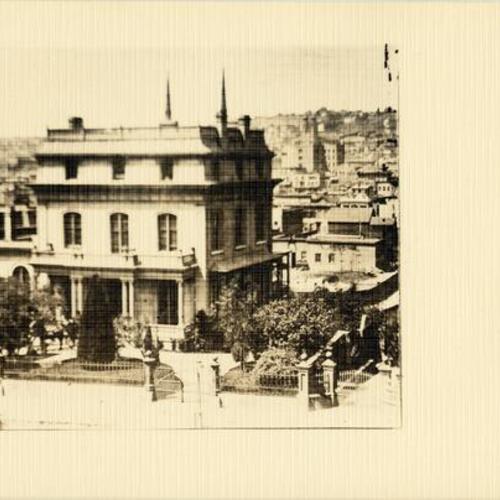 [Parrott mansion located on Rincon Hill]