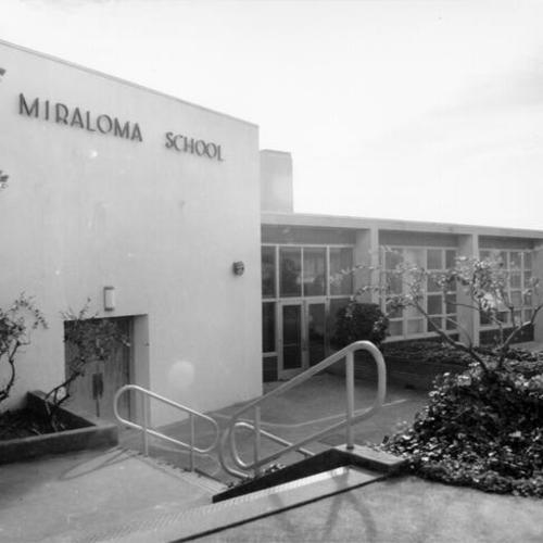 [Exterior of Miraloma School]
