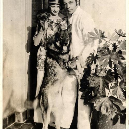 [Rudolph Valentino with Natacha Rambova]