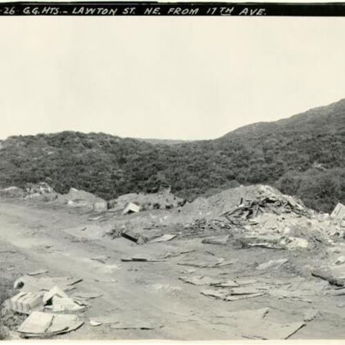 [Golden Gate Heights - Lawton Street, northeast from 17th Avenue]