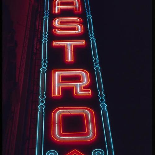Castro Street Theater sign