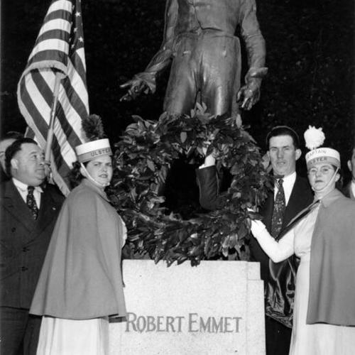 [Ceremony commemorating Robert Emmet in Golden Gate Park]