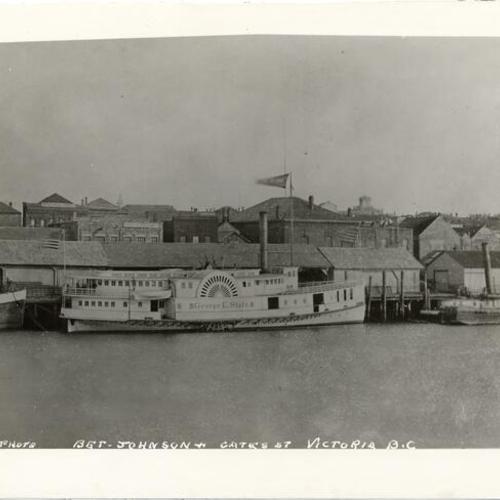 [Steamboat "George E. Starr" at Victoria B. C.]