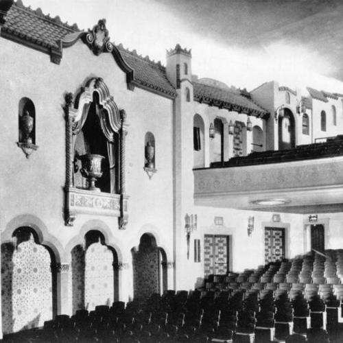[Interior of the Uptown (previously Alcazar) Theater after 1930 remodelling]