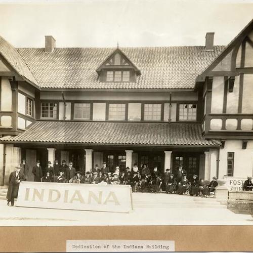 Dedication of the Indiana Building