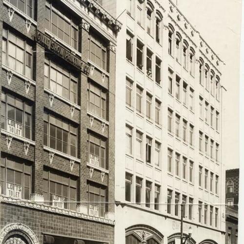 [Exterior of The Bulletin Building on Mission Street]