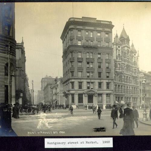 Montgomery street at Market. 1903