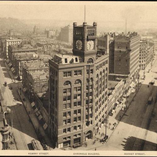 [Chronicle Building, Market and Kearny Streets]